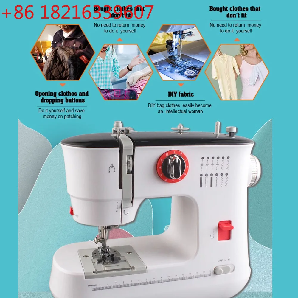 YAO Automatic Overlock Sewing Machine, Home Electric, Small Desktop, Multi-functional Eating, Thick Sewing Machine