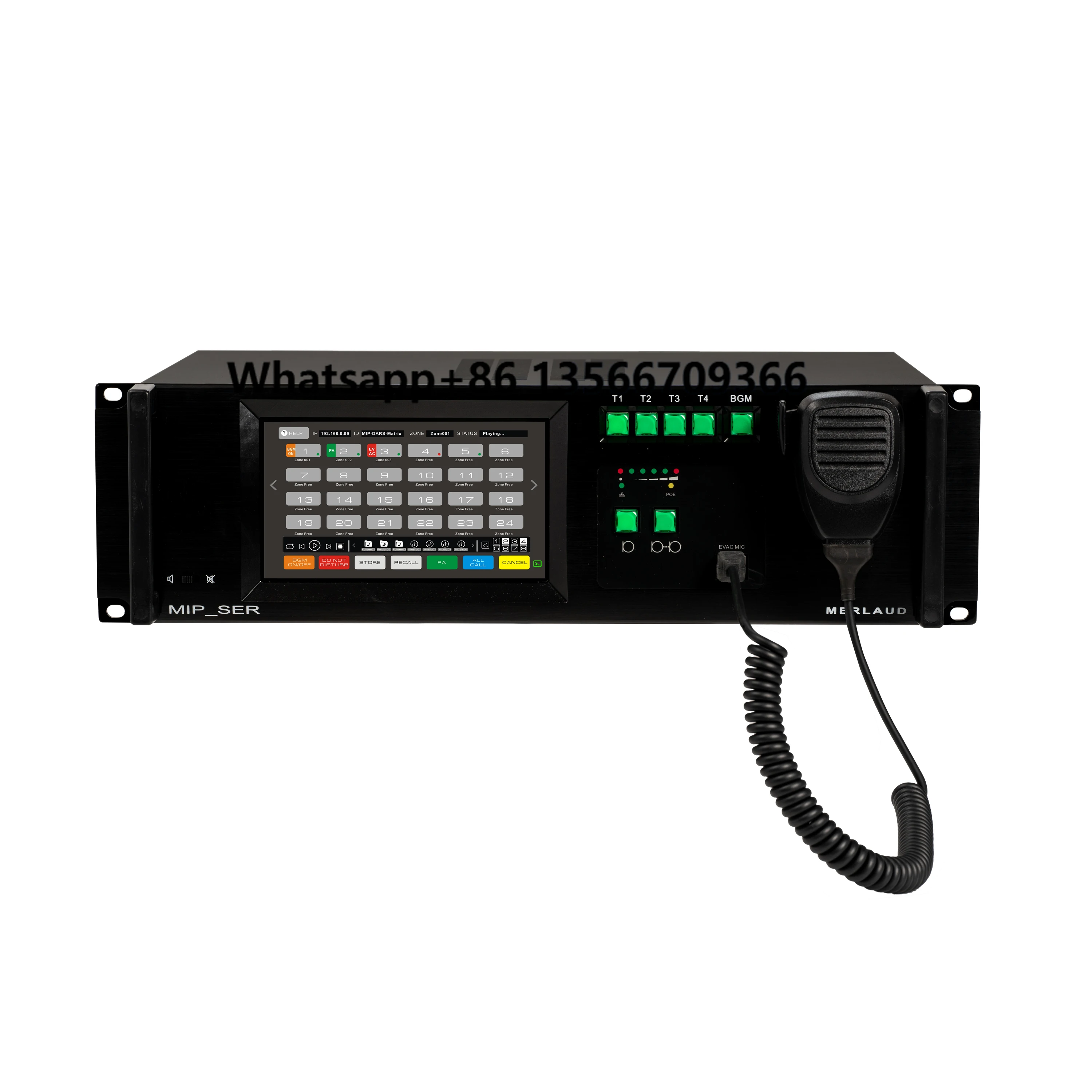 

School Two Way IP PA System with Bell Timer