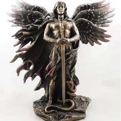 Archangel Resin Statue Handicraft Garden Decoration Creative Myth Theme Belief Trinkets Angel Metatron Sculpture Home Decoration