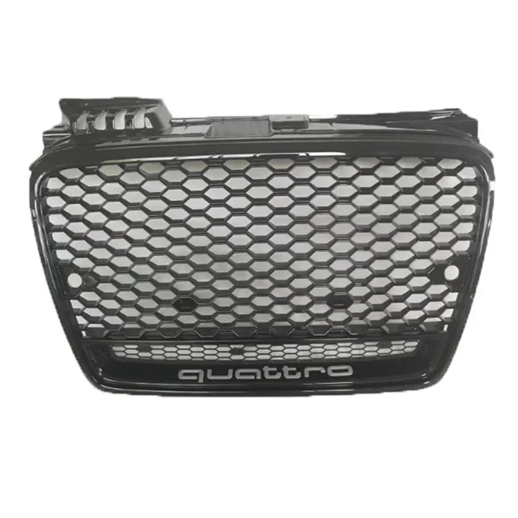 Quattro RS4 in Car Grilles Front bumper RS4 B7 style center honeycomb style change to RS4 for audi A4 2005 2006 2007 2008