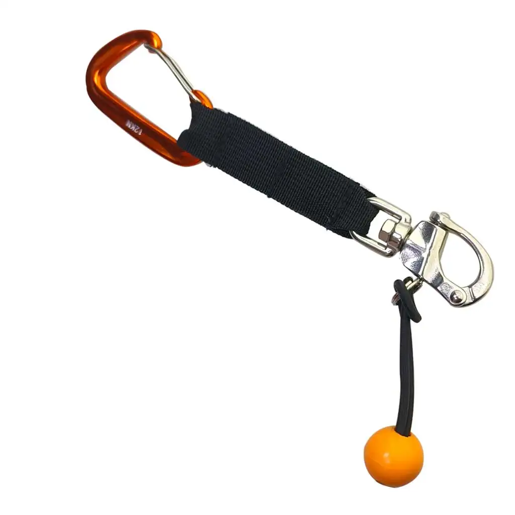 Surfing Diving Quick Release Clip Safety Lanyard Strap 316 SS Swivel Clip Attachment