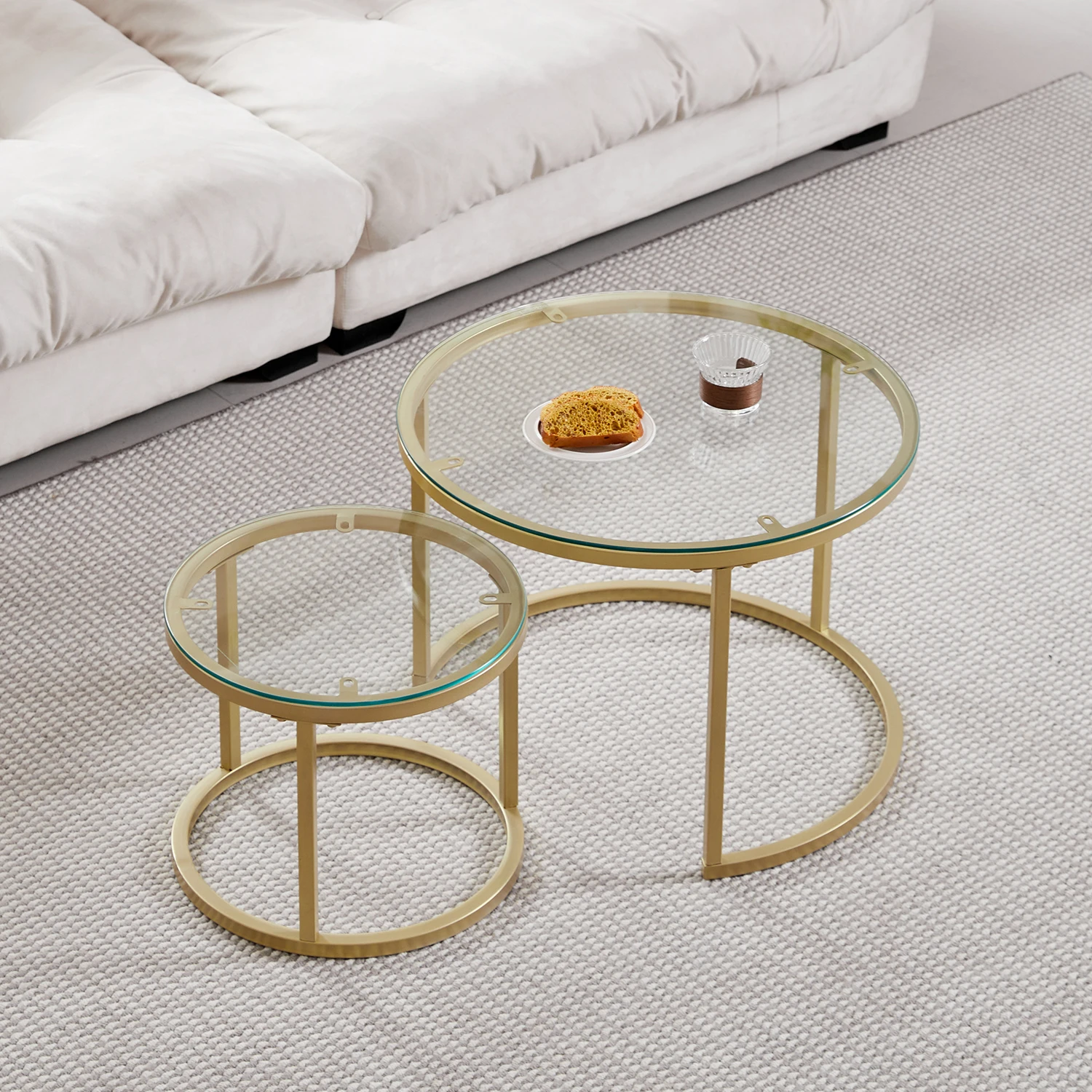 Koffie Tafels Opslag Eenvoudige Moderne Thuis Woonkamer Ronde Tafel Basse Combinatie Meubels 2 In 1 Tafel