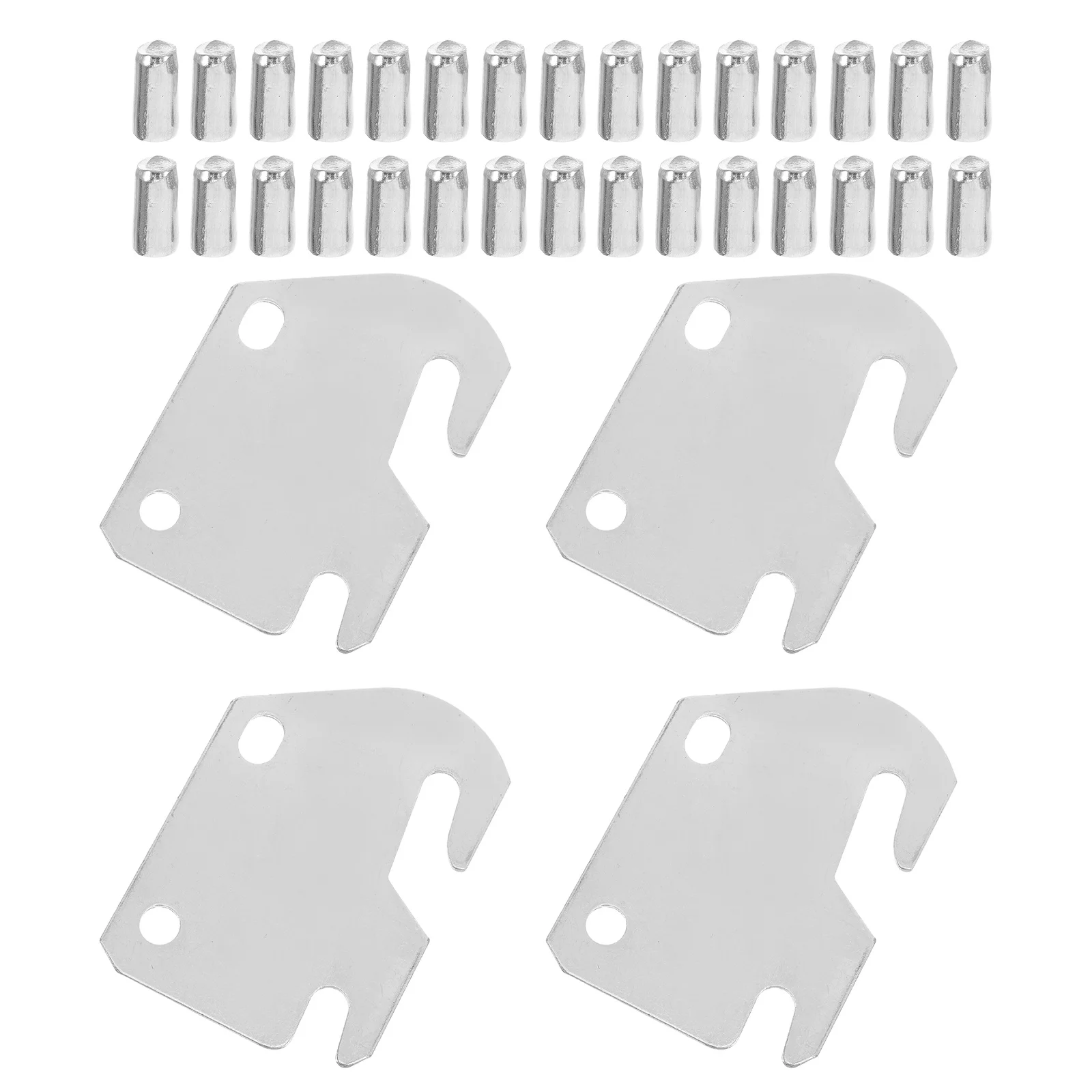 

1Set Hidden Bed Hinges Universal Rail Hook Plate Heavy Duty Wooden Frame Repair Accessory Sturdy Durable Easy Install