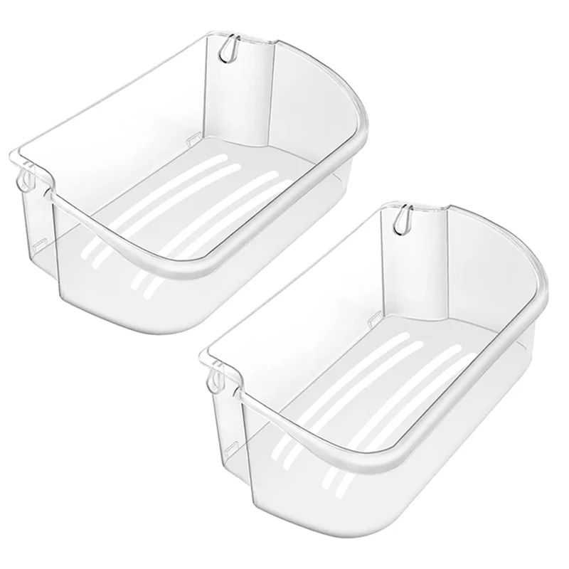 2-Pack 240356402 Refrigerator Door Bin Replacement Part, Compatible for Frigidaire Refrigerator Door Shelf Parts