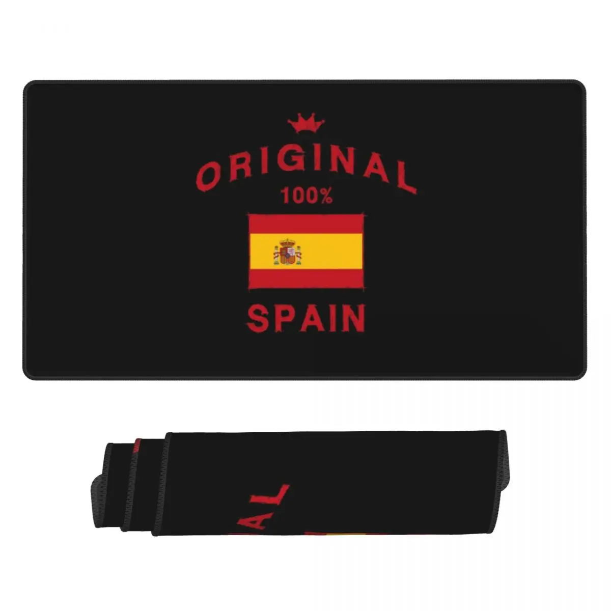 

Large Mouse Pad Spain Spanish Flag Gamer PC Laptop Mats Keyboard Carpet Computer Gaming Office Accessories Desk Mat