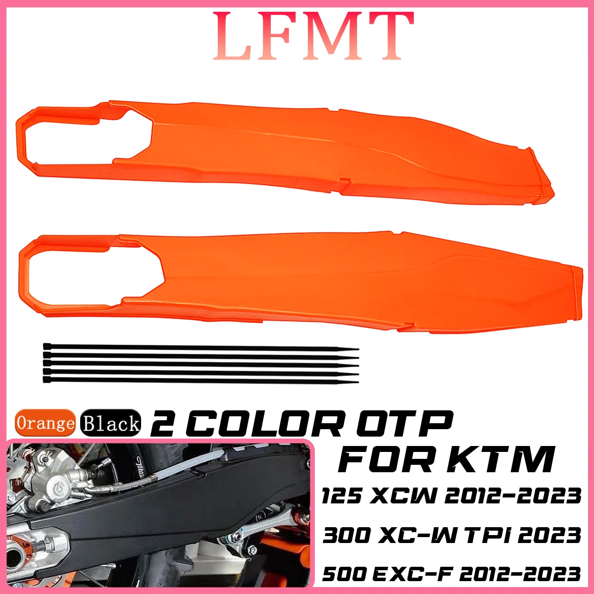

Motorcycle Swingarm Guard Protector Swing Arm Protection Cover For KTM EXC EXCF EXC-F XCW XCFW 150 250 350 450 500 2012-2023