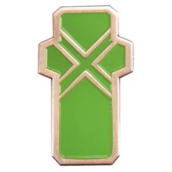Aegis Core Crystal Badge Brooch RPG Game Xenoblade Chronicles Enamel Pin