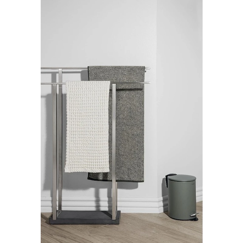 Matte dubbele handdoekstandaard