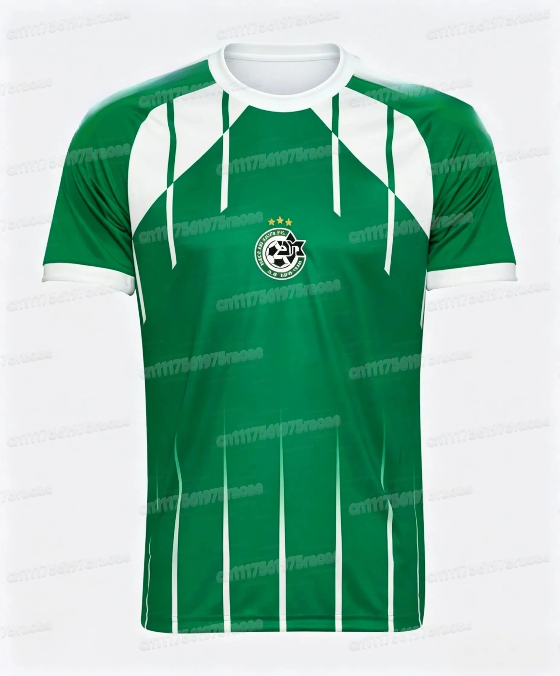 2026 Modernes Trendiges Fußball-Fan-Trikot Maccabi Haifa 26-27, 3D-Gedrucktes Sport-Freizeit-T-Shirt für die Familie, Atmungsaktives Sommer-Oberteil – Detail 7