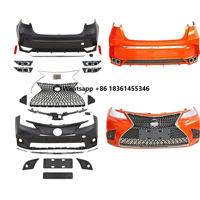 

Corolla & for ES350 Asia Lion Sports Body Kit Front & Rear Bumper Upgrade Made of ABS Plastic New 19-22