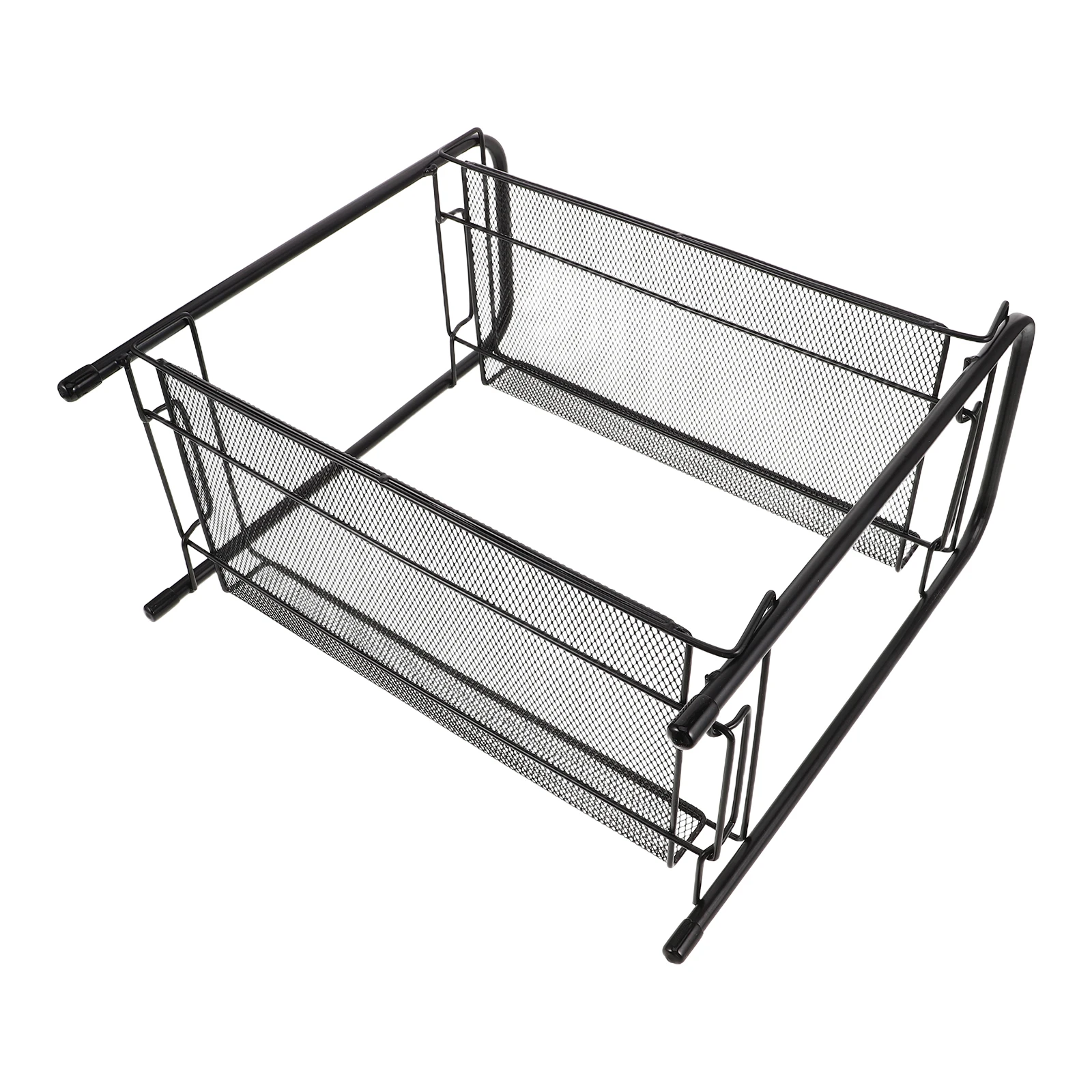 

Double Layer Coffee Storage Rack Stainless Steel Kitchen Seasoning Organizer Bathroom Shelf Stand Guardrail Modern Design
