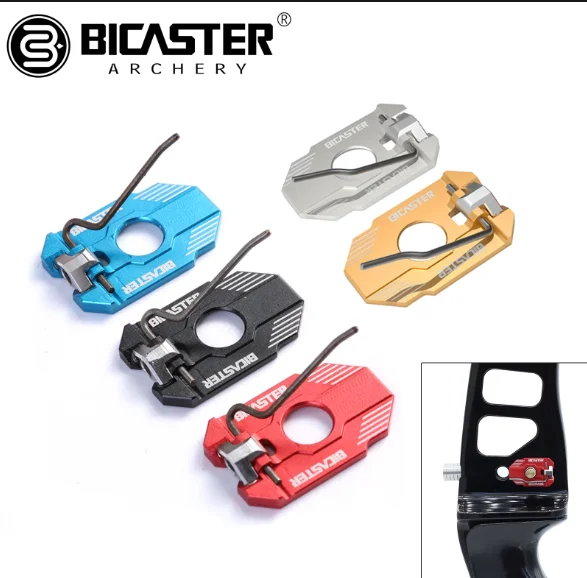 BICASTER MAS-10 Adjustable Magnetic Rebound Arrow Rest Aluminum for Traditional Hunting Recurve Bows Shooting