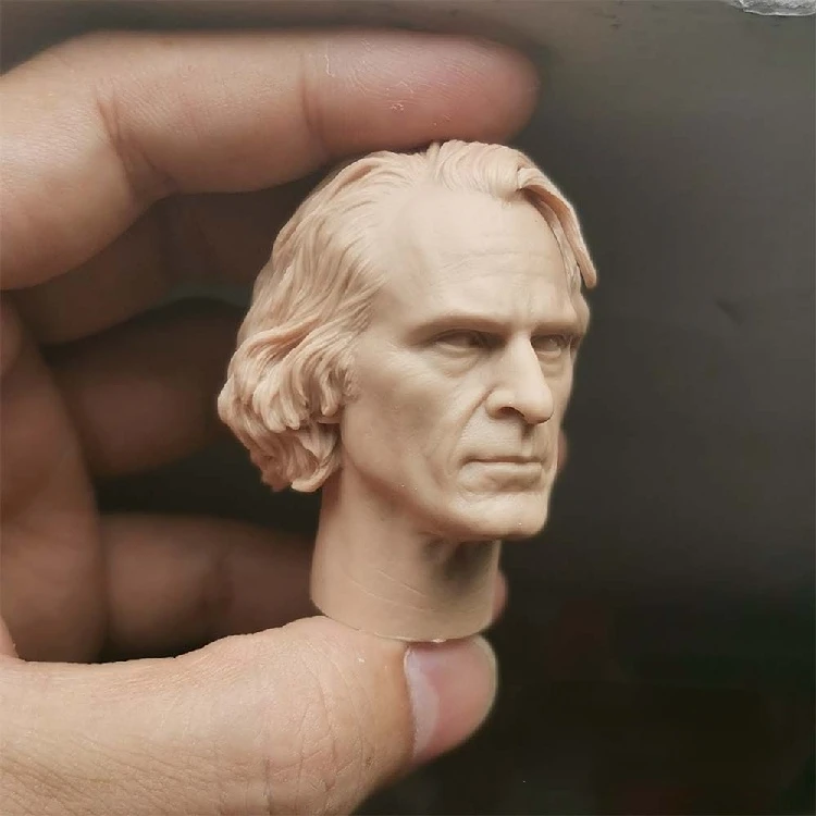 1/6 Die cast Resin Figure Model Assembly Kit Joaquin Phoenix Head Carving (55mm) unpainted free shipping