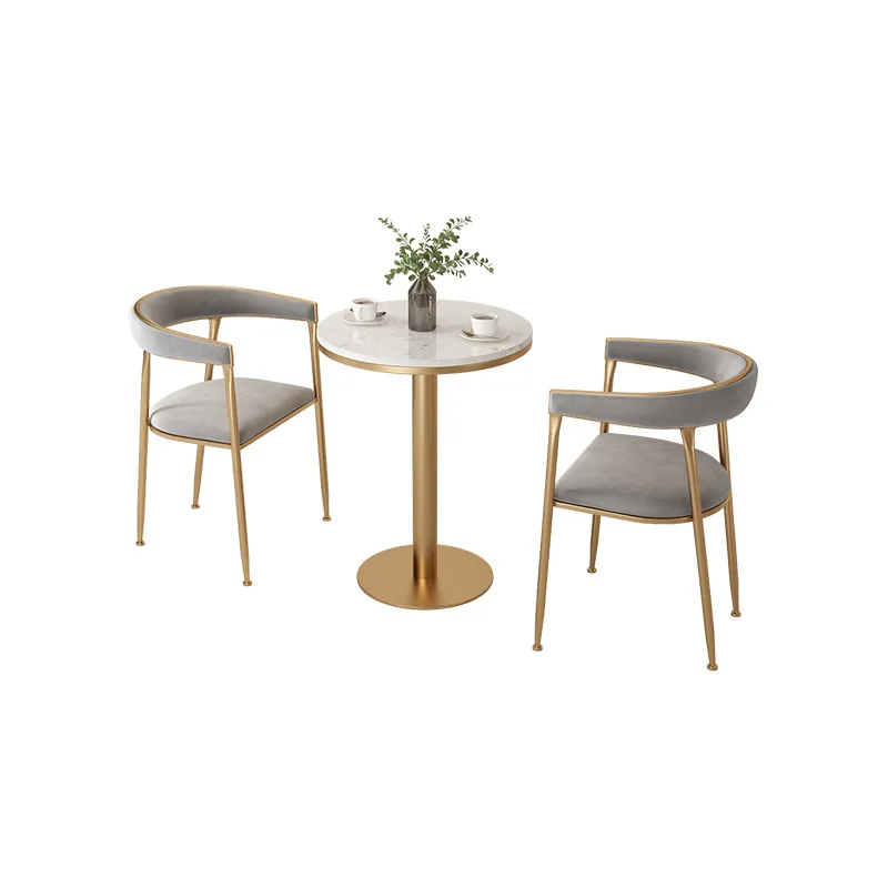 

Simple beauty salon lounge area table and chair group Internet celebrity milk tea dessert shop ins dining chair negotiation