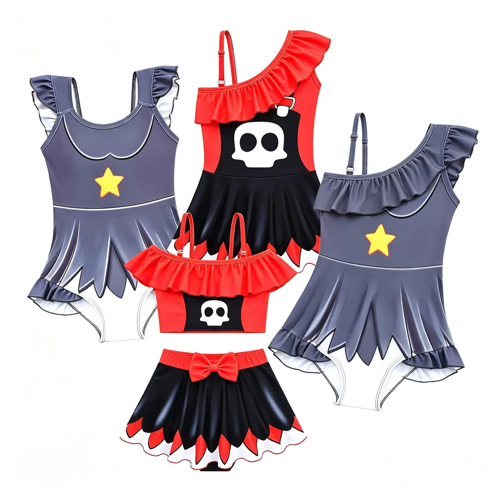 Traje de Baño de Cosplay de Lily Lovebraids para Niñas, Disfraz de Lily para Jugar, Ropa de Playa, Fiesta en la Piscina, Regalo de Traje de Baño de Lily de Bobi Capítulo 5