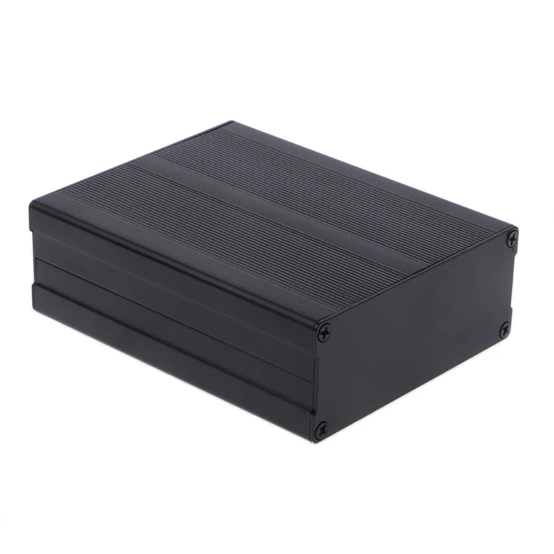 

Aluminum Box Enclosure DIY Electronic Project Black Instrument for Case 120x97x4 R9UF