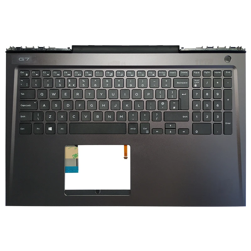 

NEW UK laptop keyboard for DELL inspiron G7 15 7577 7588 UK with palmrest cover 09MK3W backlight