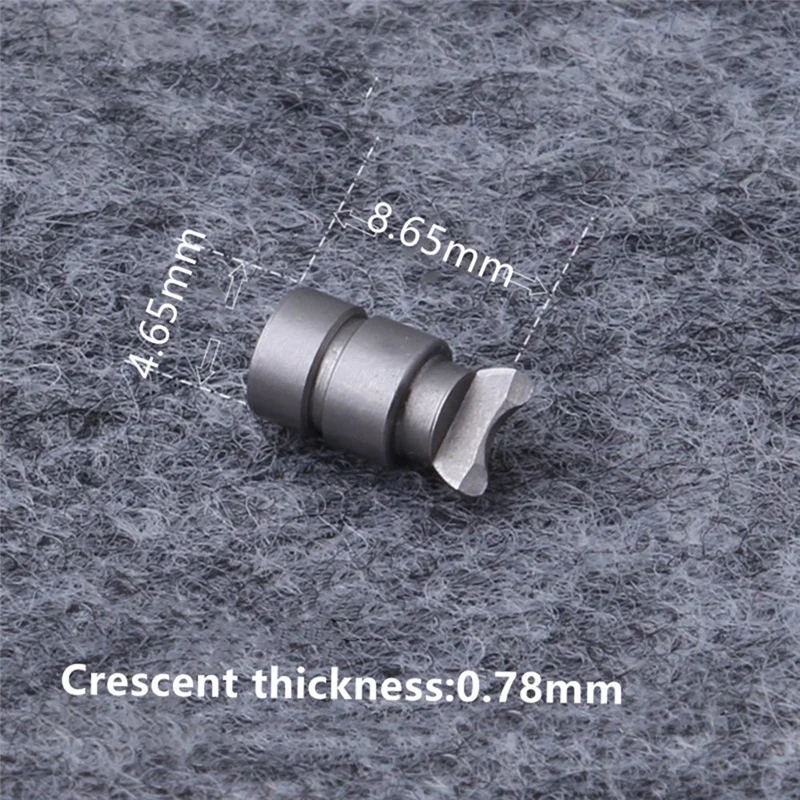 Metal Semilunar Pin Fishing Wheel Half Moon Suitable for Abu Water Drop Wheel SMAX PMAX