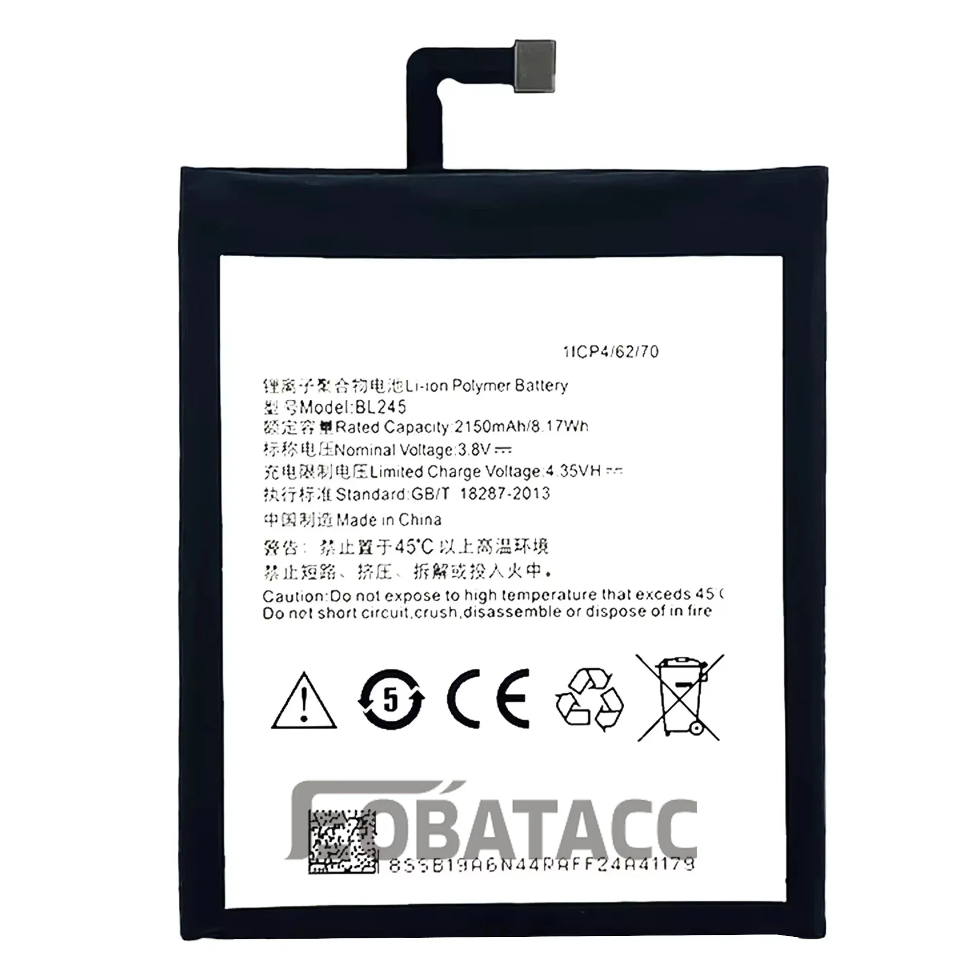 100% New Original Battery BL245 For lenovo BL245 S60 S60-T/S60-W Battery + Free Tools