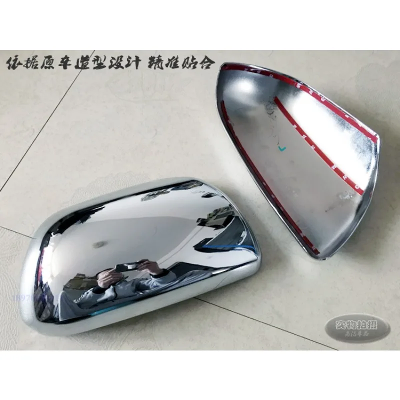 2PCS ABS Chrome Rearview Side Door Mirrors Cover Trim Car styling FIT FOR TOYOTA HIGHLANDER 2009-2013