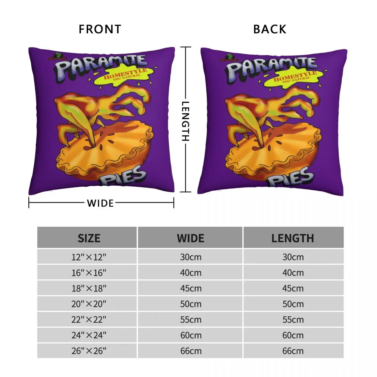 Oddworld Paramite Pie Square Pillowcase Polyester Linen Velvet Printed Zip Decor Pillow Case Sofa Seater Cushion Case