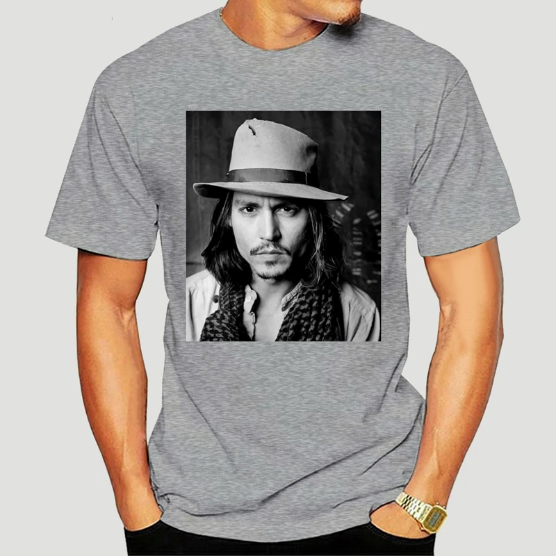 Johnny Depp UNISEX T-Shirt Top S to 5XL Black 3-A-025(1) 3522X