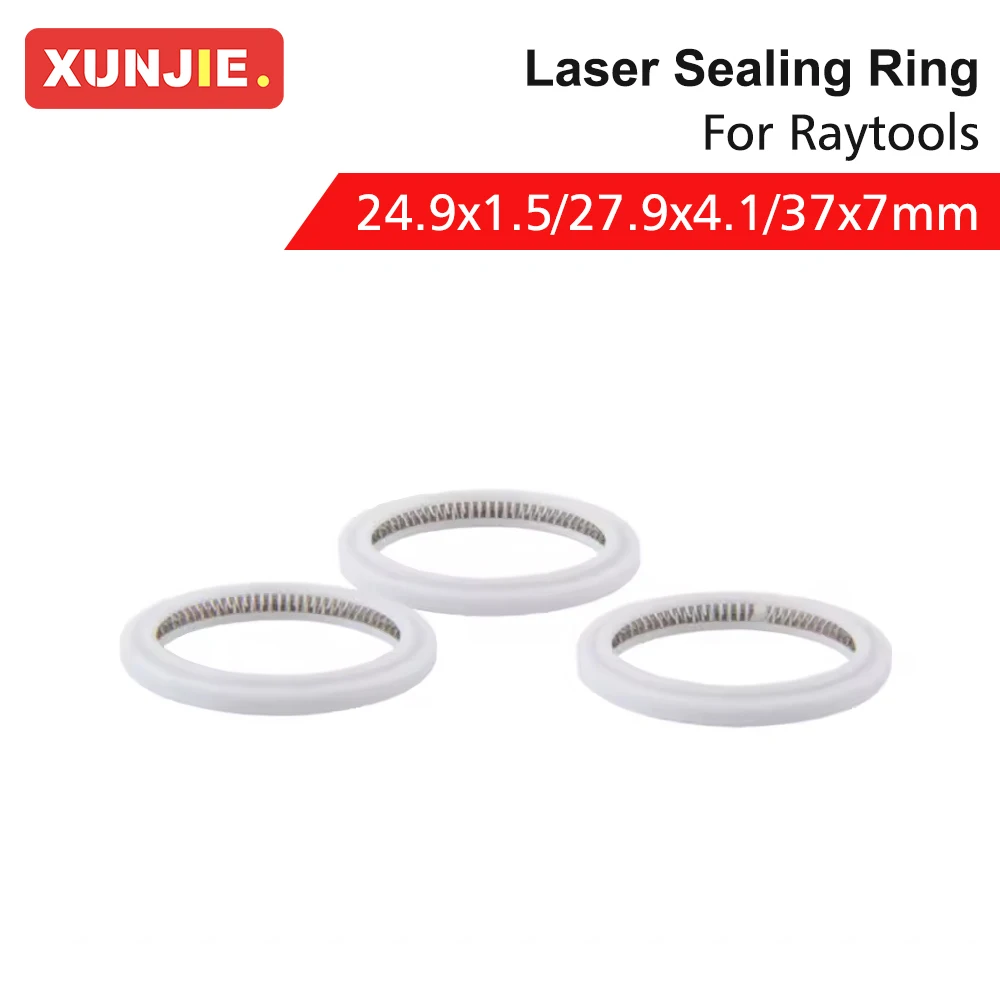 حلقة لإحكام الإغلاق بالليزر لـ Raytools 24.9x1.5 27.9x4.1 37x7 مللي متر لـ BM06K ألياف الليزر رئيس عدسة واقية ختم الليزر O-حلقة غسالة #3