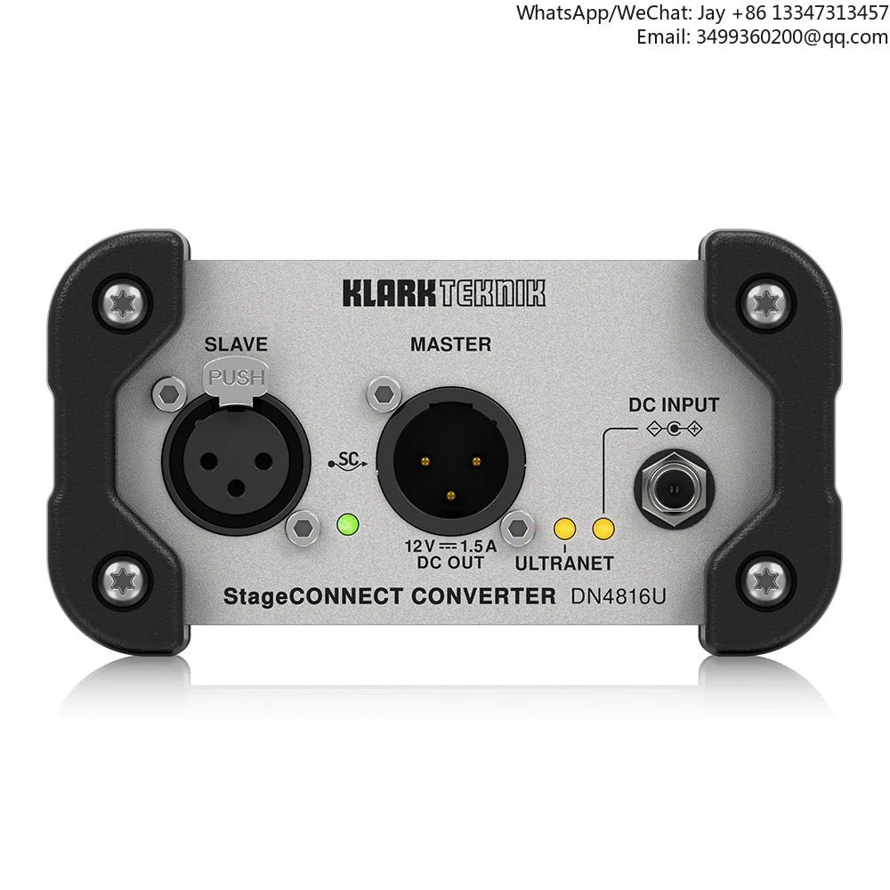 Klark Teknik DN4816U StageCONNECT DI Box Pa System Equipamento de música Ponte de interface de áudio USB para Behringer WING Mixer digital