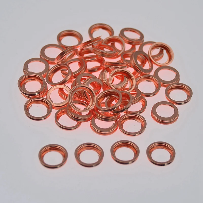 100Pcs Engine Oil Drain Plug Seal Washer Gasket Rings For Infiniti Nissan 1102601M02