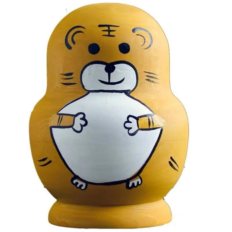 Cổ điển Matryoshka Xếp Chồng Búp Bê Bộ 10 Handmade Nga Làm Tổ Búp Bê Trẻ Phối Hợp Tay Mắt Đồ Chơi Giáo Dục