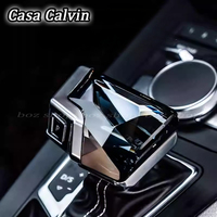 For Audi A7 RS4 RS5 Q5 Q5L A6L 2017 2018 2019 2020 2021 2022 2023 Car Crystal Gear Knob Interior Refit Parts Accessories