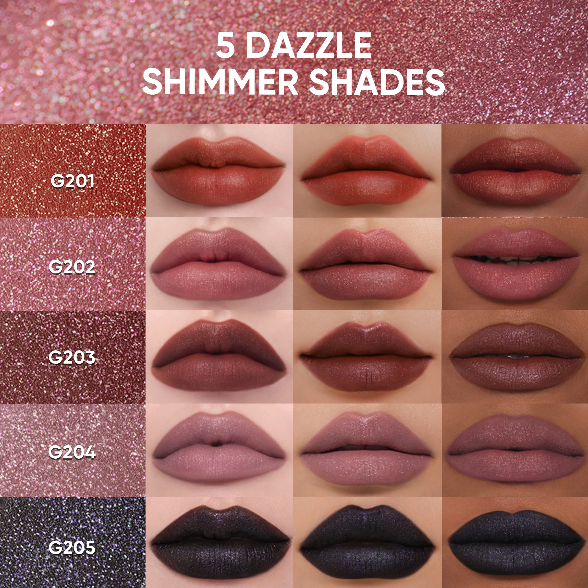 JUDYDOLL CUSHION MATTE LOCK LIP CREMA - 24 horas de larga duración, resistente al agua, a prueba de manchas, hidratante que reduce las líneas de los labios