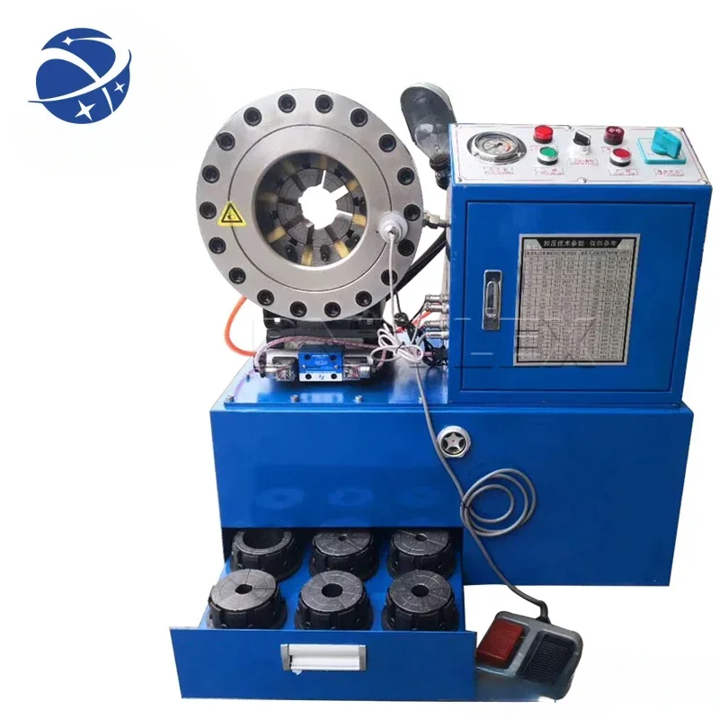 

YYHCChina factory portable brake hose Crimping Machine Portable Crimper hydraulic press machine for cable wire crimping