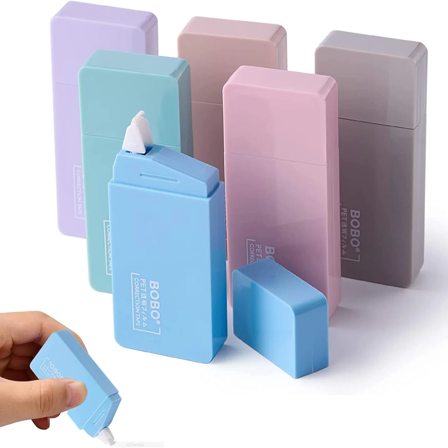 

Correction Tape 6pcs Morandi color white correction tape Correction Tape Eraser, style for Typo Correction