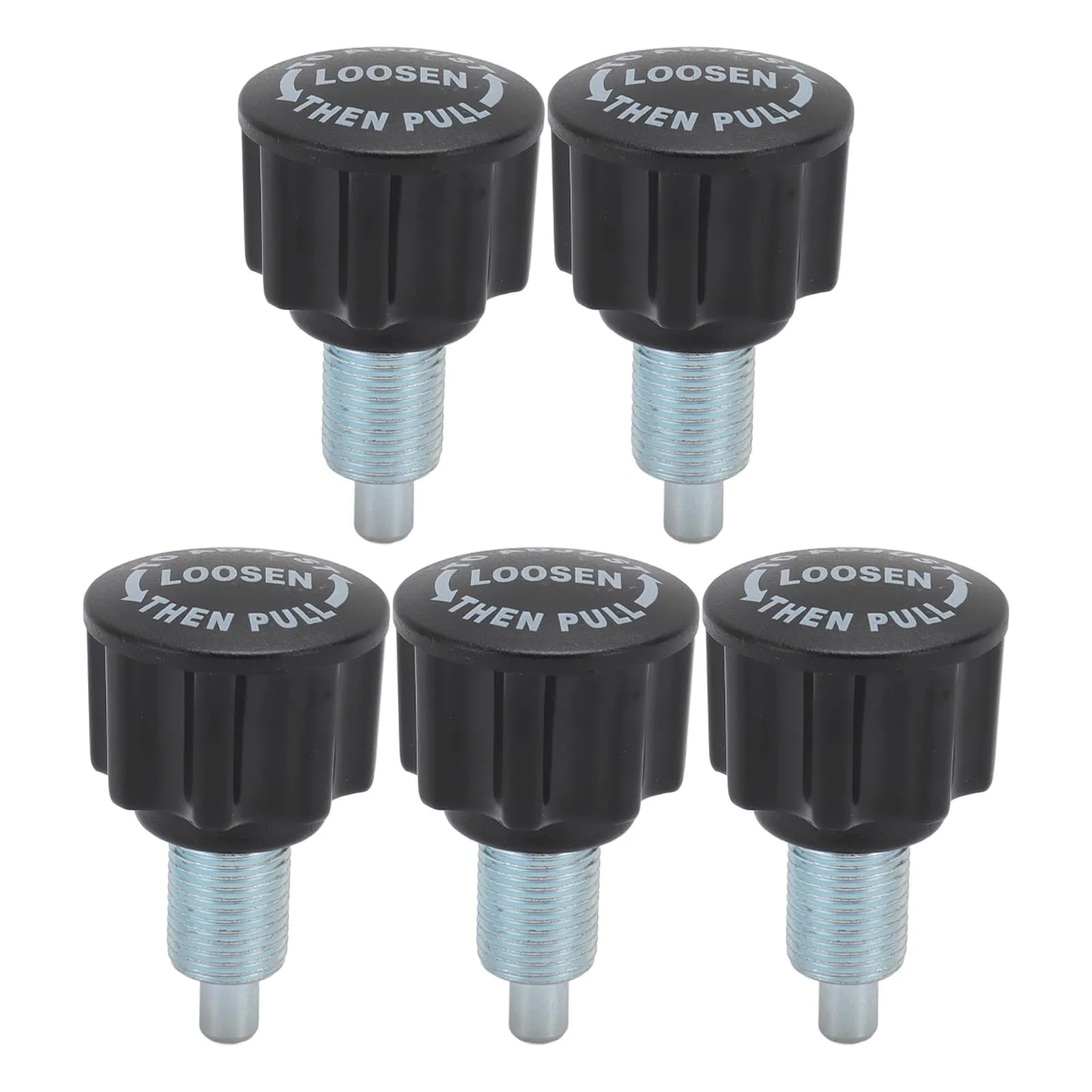 Exercise Pull Knob Iron and Plastic Pull Pin Spring Knob Replacement Wide Application Easy Installation for Weight Tables
