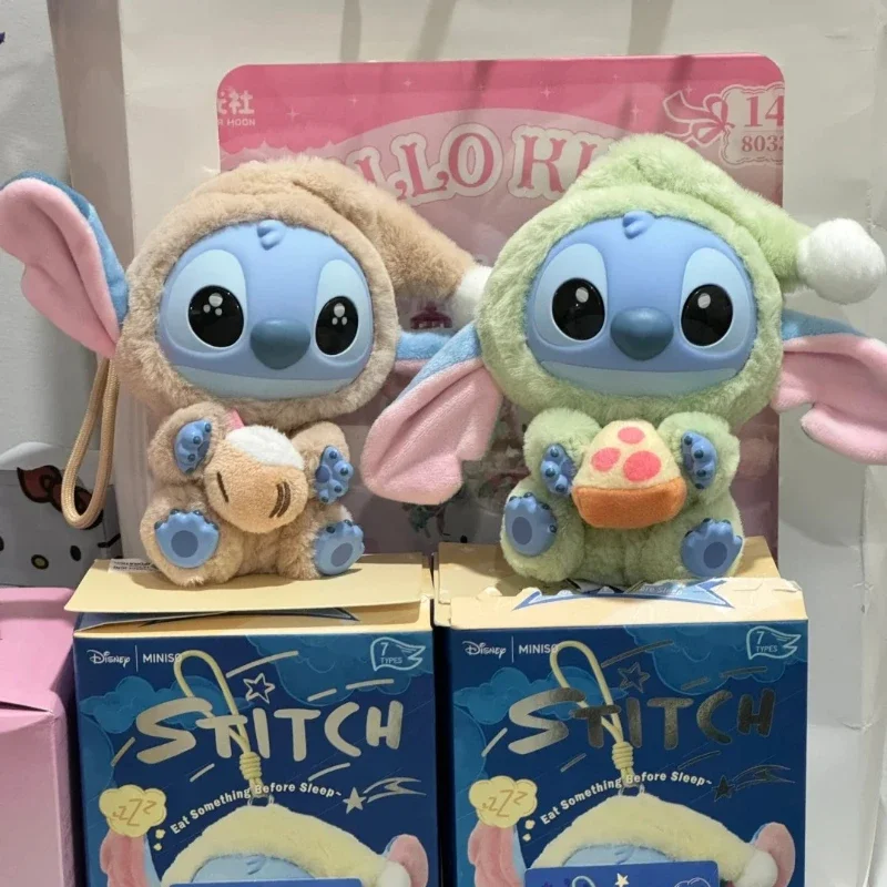 Nuovo punto mangia qualcosa prima del sonno serie scatola cieca bambole di peluche ciondolo bambola carina ornamento scatola misteriosa giocattoli a sorpresa regali