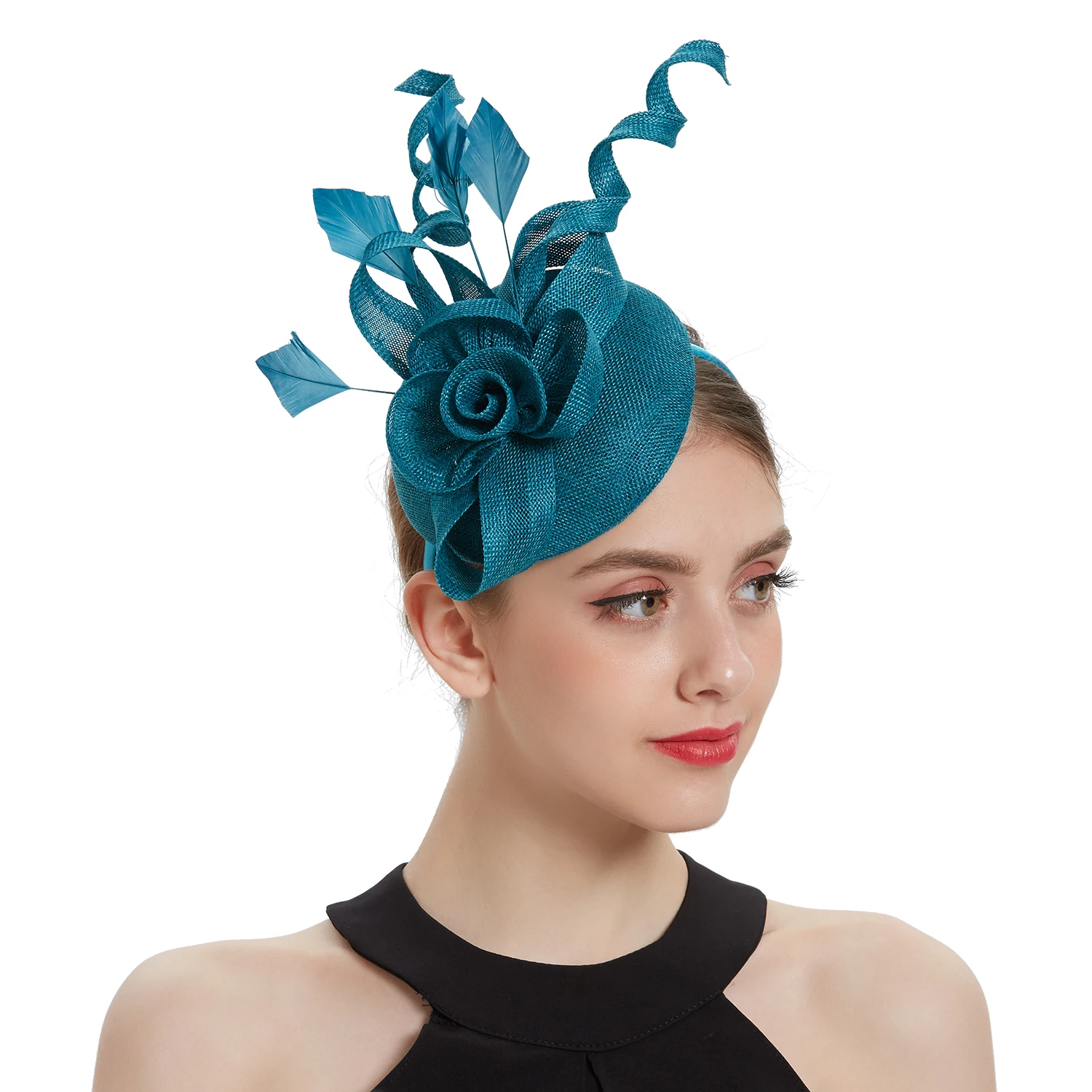 2026 Damen Fascinator Hut Faltbares Accessoire Stirnband Braut Haarspange Accessoires Kentucky Derby Cocktail Party Festival Hut – Detail 5