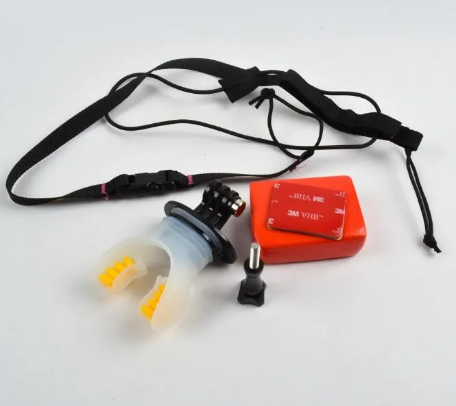 Go pro răng miệng phong cách núi lướt lặn shoot bộ surf dummy cắn cho gopro hero 4 3 3 + 2 sj4000 sj5000