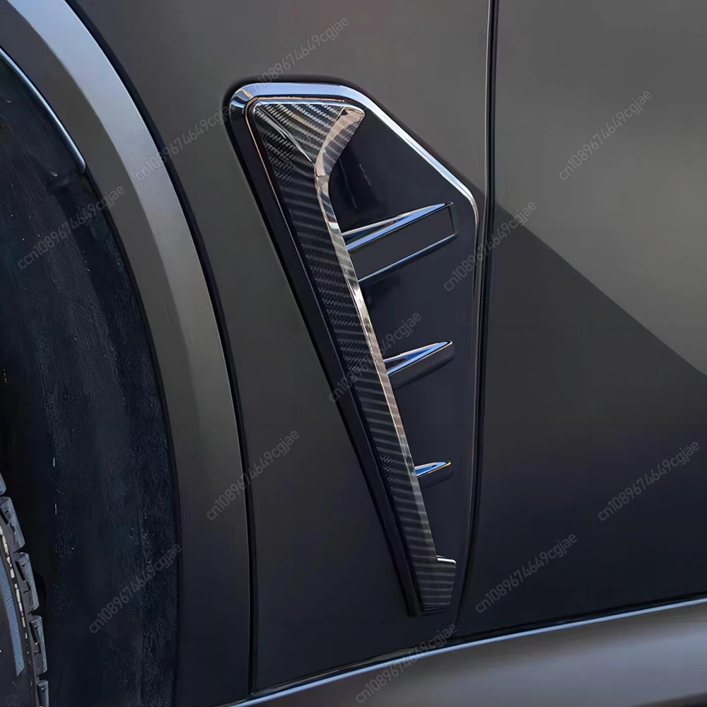 

Для BMW X5 G05 X5M F95 2019-2022 ABS автомобильные аксессуары тюнинг автомобиля боковая акула жабра боковая крышка воздуховыпускного отверстия боковой спойлер наклейки