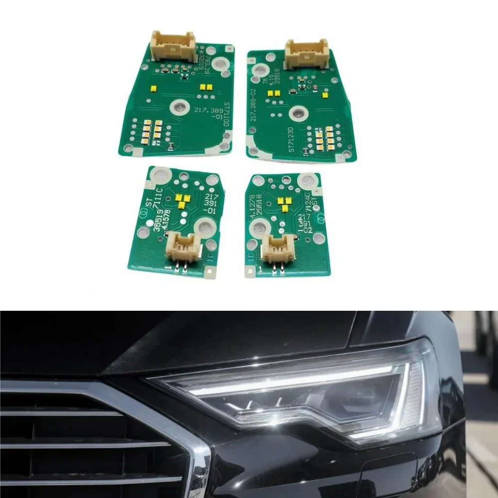 

НОВЫЙ модуль фар DRL, светодиодный модуль белого цвета для светодиодных фар для AUDI A6 C8 2020 2021 2022