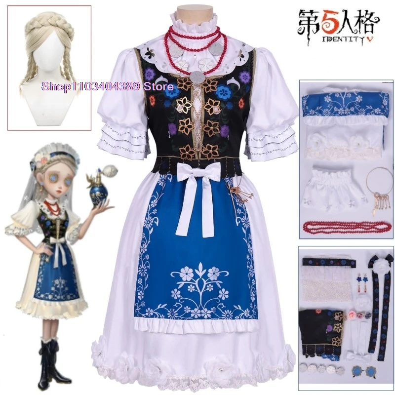 

Game Comic Identity V Cosplay Costumes Survivor Perfumer Vera Nair Judith The Dove Skin Cosplay Costume Uniforms Dresses Wig Set