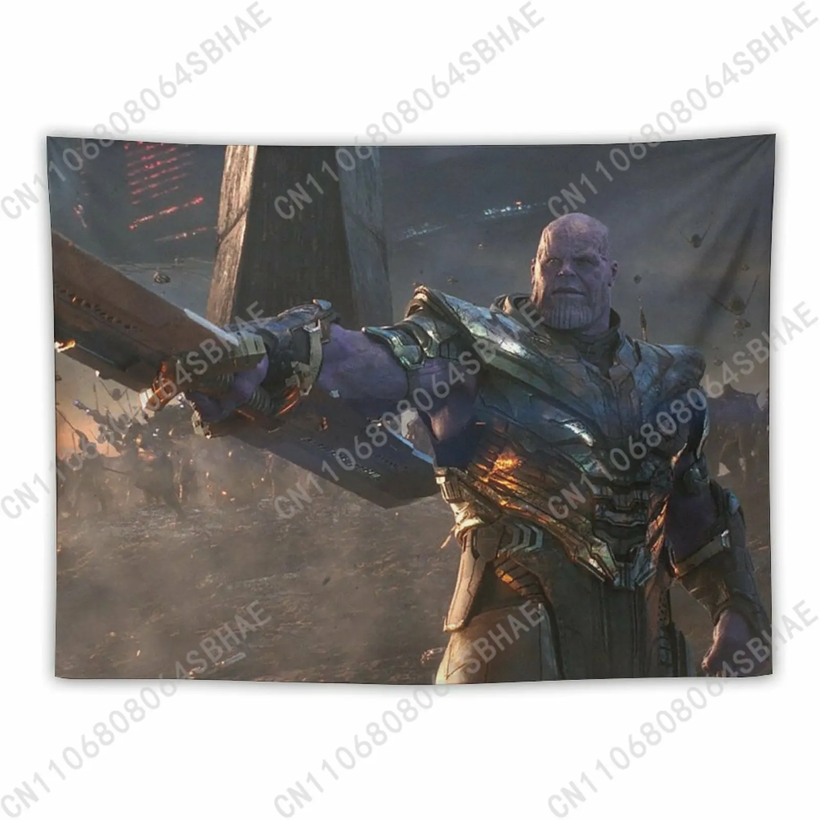 

Marvel Thanos Custom Photo Wall Tapestry Personalized Picture Blanket Wall Hanging Bedroom Living Room Birthday Gift