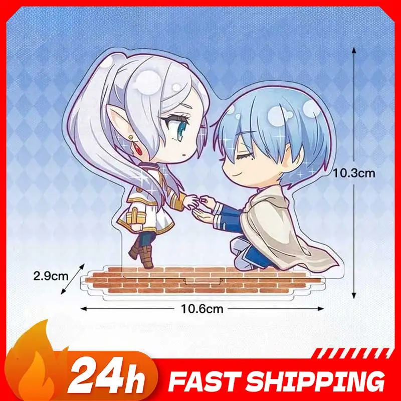 

Frieren: Beyond Journey's End Аниме Периферийные устройства Сцена Frieren Акриловая подставка Коллекционная подставка Himmel Стоящая пластина Статуя папоротника Игрушки