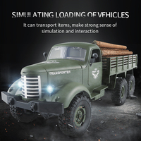 Q60 Rc Car Truck 1:16 2.4g 6wd Remote Control Car Toy Simulation Military Vehicle Model Four-Wheel Drive Remote Control Car Toy
