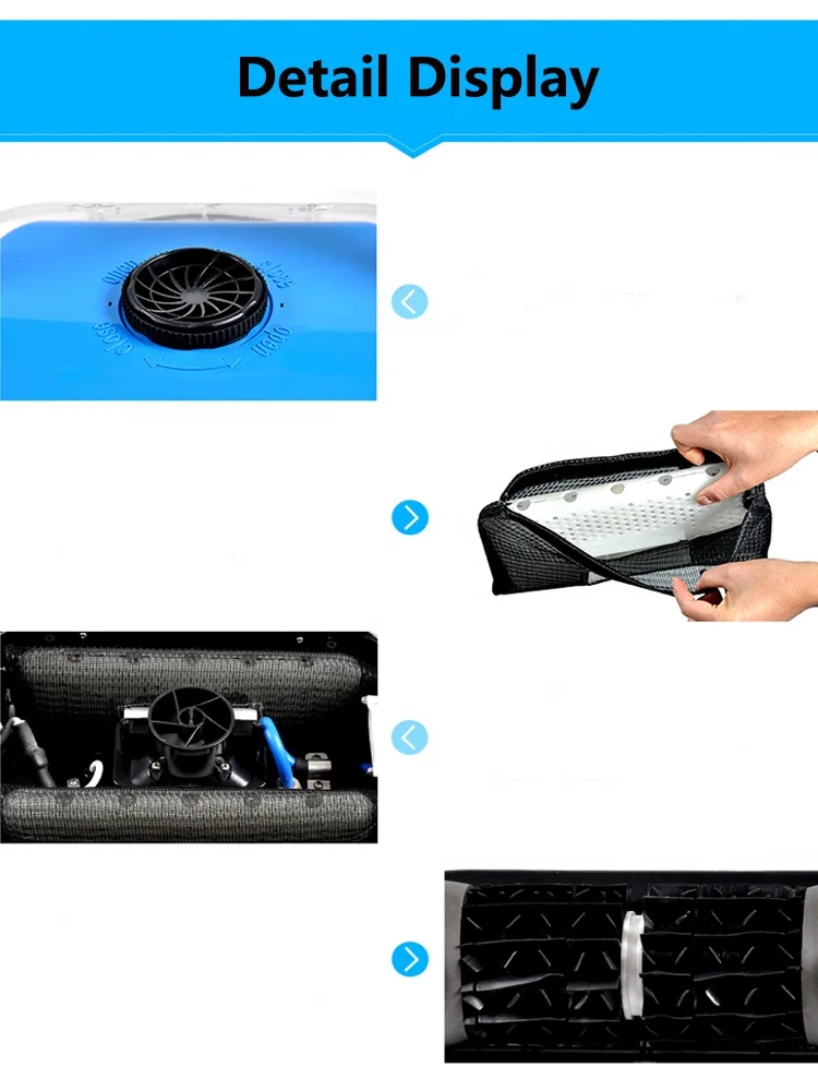 منظف حمام السباحة الآلي للتسلق عن بعد في الحديقة المائية #2