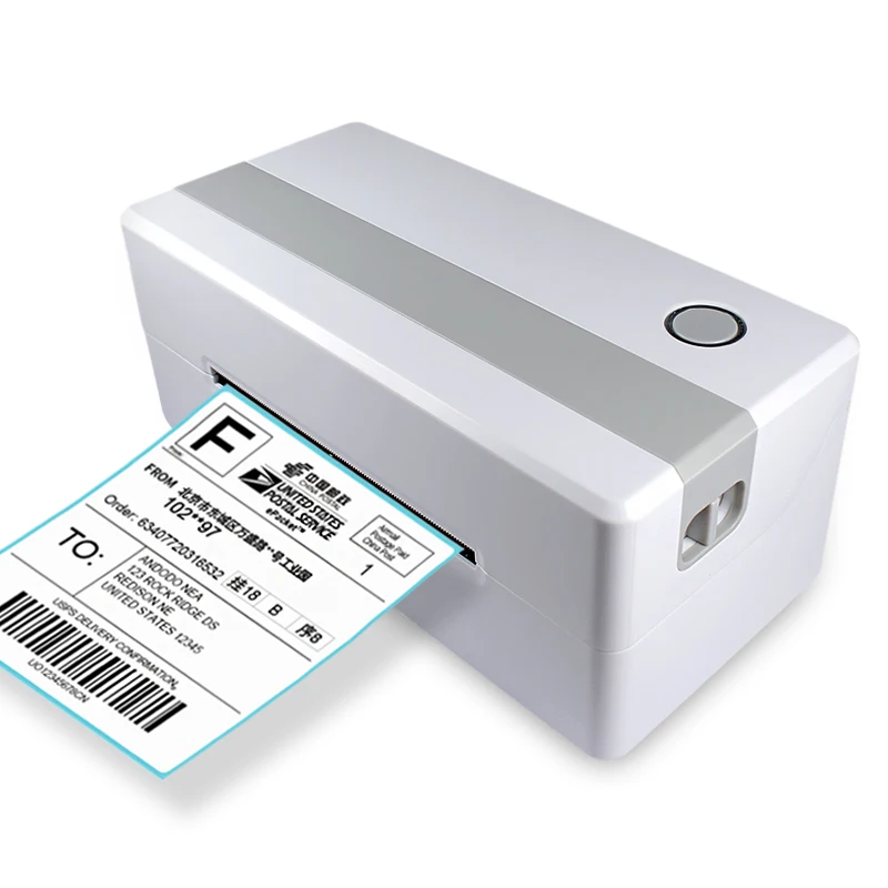 Cost- Efftive 4*6Inch Shipping Label Commercial Direct Thermal Printer High Speed Bt/USB Interface Machine TDL406