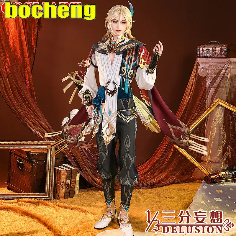 

Game Genshin Impact Kaveh Cosplay Costume Handsome Daily Party Uniform Role Play Clothing Halloween Outfit New 2023