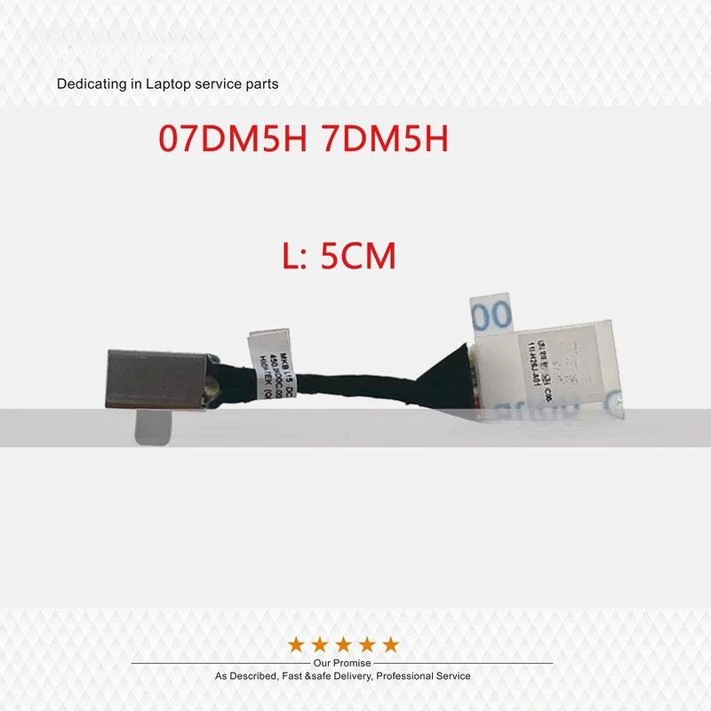 

A+New 07DM5H For Dell Latitude 3410 3412 3510 E3410 E3412 E3510 DC Power Jack Line