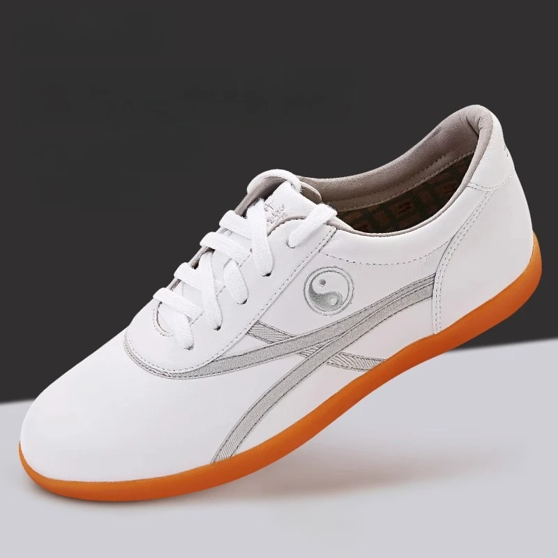 

Genuine Cowhide Leather Synthetic LeatherTai Chi Shoes for Kung Fu Wushu Martial Arts Soft Flexible Sole Light weight Men Women