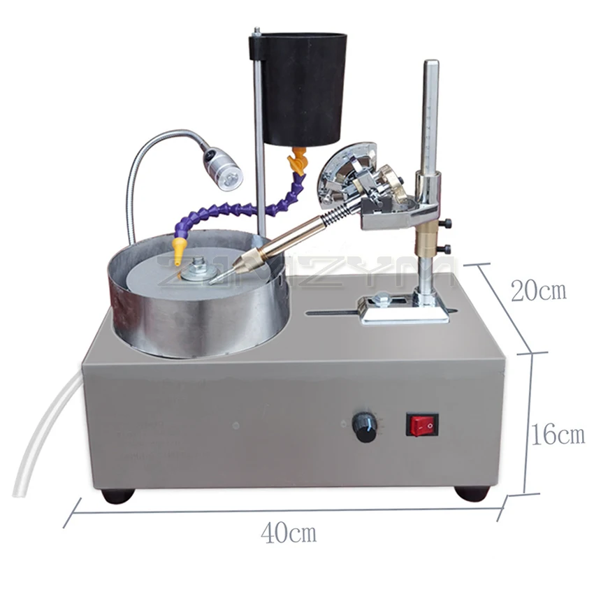 2800RPM Jewelry Polishing Machine Gemstone Faceting Polishing Machine Jade Gem Processing Grinding Equipment